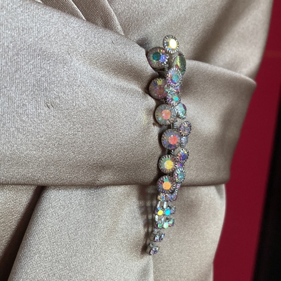 Alexia Designs SAMPLE gown short size 12 bronze - Picture 4 of 14